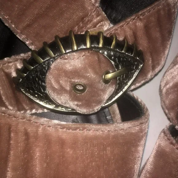 Magro Cardona velvet flats sandals - Picture 2 of 5